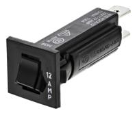 w28-xq1a-12 TE Connectivity Thermal Circuit Breaker - W28  Single Pole 32 V dc, 250V ac Voltage Rating, 12A Current Rating