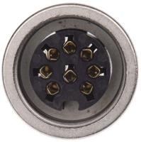kfv-81 Lumberg, KFV 8 Pole M16 Din Socket, DIN EN 60529, 5A, 60 V ac IP40, Female, Panel Mount