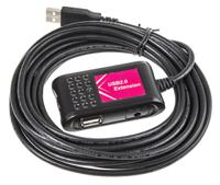 121-627 Roline 2 Port USB 2.0 USB Extension Cable, up to 5m Extension Distance