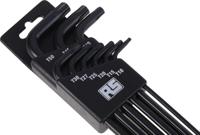 451-8937 RS PRO 9-Piece Star Key Set, L Shape