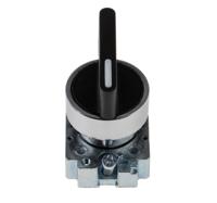 205-2377 RS PRO 3 Position Selector Switch Head, 22mm Cutout, Black Handle
