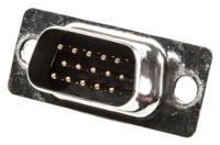 zdea15p ITT Cannon ZD*A 15 Way Panel Mount D-sub Connector Plug, 2.29mm Pitch