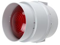 89010000 Werma BWM 890 Series Red Steady Beacon, 12 → 230 V ac/dc, Base Mount, Incandescent Bulb, IP65
