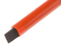 911-1121 ITL Insulated Tools Ltd Slotted Insulated Screwdriver, 8 x 1.2 mm Tip, 150 mm Blade, VDE/1000V, 253 mm Overall
