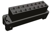 2-111626-5 TE Connectivity 16-Way IDC Connector Socket for Panel Mount, 2-Row