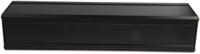 188-1263 RS PRO Black Extruded Aluminium Heat Sink Case, IP40, Black Lid, 400 x 100 x 86mm