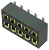 m50-3150542 HARWIN Straight Surface Mount PCB Socket, 10-Contact, 2-Row, 1.27mm Pitch, Solder Termination