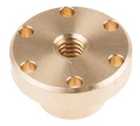 862-5326 RS PRO Flanged Round Nut For Lead Screw, For Shaft Dia. 10mm