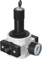 lrs-18-d-7-mini Festo G 1/8 Pneumatic Regulator - 0.5bar to 7bar, 16bar max. input, 194606