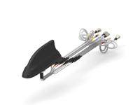 l000423-12 TE Connectivity L000423-12 Shark Fin Multi-Band Antenna with SMA Connector, 4G, 4G (LTE), 5G (LTE), Bluetooth (BLE),