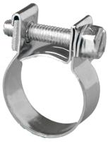 nb1012ss Jubilee Stainless Steel Slotted Hex Mini Fuel Clip, Nut and Bolt Clip, 9.1mm Band Width, 10 → 12mm ID