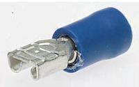 fvddf2-187a-10 JST FVDDF Blue Insulated Female Spade Connector, Receptacle, 4.75 x 1mm Tab Size, 1mm² to 2.6mm²