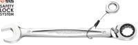 46732sls Facom 467 Series Combination Ratchet Spanner, 32mm, Metric, Height Safe, Double Ended, 424 mm Overall
