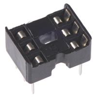 a-06-lc-tt ASSMANN WSW 2.54mm Pitch Vertical 6 Way, Through Hole Stamped Pin Open Frame IC Dip Socket, 1A
