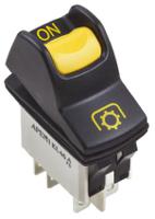 kl462akxa125n01605 Apem DPST, On-On Rocker Switch Panel Mount