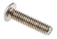 193-3457 RS PRO Stainless Steel Hex Socket Button Screw, ISO 7380, M10 x 30mm