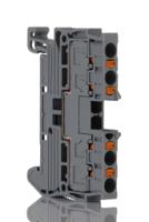 3211019 Phoenix Contact  PT 2.5/S-QUATTRO Series Grey, 4-Level, Push In Termination