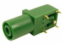 271-0118 RS PRO Green Female Banana Socket, 4 mm Connector, Solder Termination, 24A, 1000V, Gold Plating