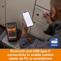 pte560btvpql1 Brother PTE560BTVPQL1 Handheld Label Printer, 24mm Max Label Width