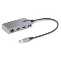5g3agbb-usb-a-hub StarTech.com 3 Port USB 3.0 USB A  Hub, USB Bus Powered, 16.5 x 2.0 x 0.6in
