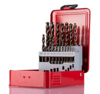 216-678 RS PRO 19-Piece Twist Drill Bit Set for Metal, 10mm Max, 1mm Min, HSS-E Cobalt Bits