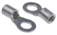 170725-2 TE Connectivity, SOLISTRAND Uninsulated Ring Terminal, M5 Stud Size, 2.6mm² to 6.6mm² Wire Size