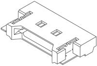 53780-0370 Molex PanelMate Series Right Angle Surface PCB Header, 3 Contact(s), 1.25 mm Pitch, 1 Row, Shrouded
