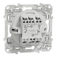 s530216 Schneider Electric Grey Push Button Light Switch, 1 Gang, Odace