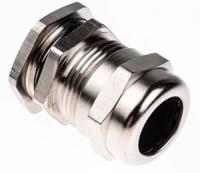 c5016000r SIB SIB-TEC Series Metallic Nickel Plated Brass Cable Gland, PG16 Thread, 8mm min., 15mm max., IP68