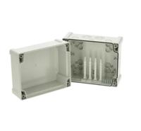 tam-201614 Fibox TAM Series Grey ABS Enclosure, IP65, IK07, Grey Lid, 201 x 163 x 142.5mm