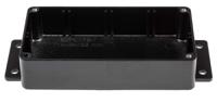 621-5012 RS PRO Black Die Cast Aluminium Enclosure, IP66, Flanged, Black Lid, 139.7 x 63.8 x 30mm