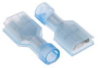 3-520408-2 TE Connectivity Ultra-Fast Plus .250 Blue Insulated Female Spade Connector, Receptacle, 6.35 x 0.81mm Tab Size, 1.3mm²