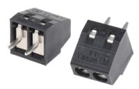 1985807 Phoenix Contact MKDS 1/ 2-3.5 HT BK Series PCB Terminal Block, 2-Contact, 3.5mm Pitch, Through Hole Mount, 1-Row,