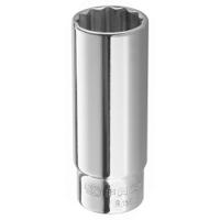 r55el Facom 1/4 in Drive 5.5mm Long Socket, 12 point, 50 mm Overall Length