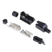 09451511100 HARTING RJ Industrial Series Male RJ45 Connector, Cable Mount, Cat5 Straight 1 Port 4 -Way