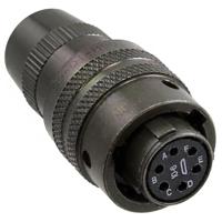 pt06w-10-6s Amphenol Socapex, PT, Copper Alloy 6 Way Cable Mount MIL Spec Circular Connector PlugGreen, Socket Contacts,Shell Size