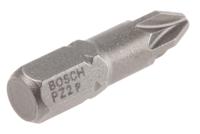2607001558 Bosch Pozidriv Screwdriver Bit, PZ2 Tip