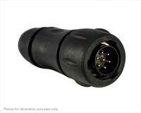uts6jc10e7p Souriau Sunbank by Eaton, UTS 7 Way Cable Mount MIL Spec Circular Connector Plug, Pin Contacts,Shell Size 10, Bayonet,