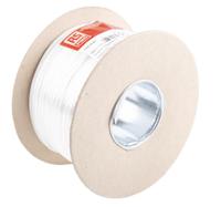 775-6081 RS PRO 2192Y 0.5 mm² 2 Core Power Cable, H03VVH2-F, White PVC, 100m