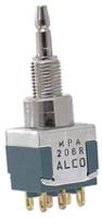 mpa206r TE Connectivity Push Button Switch, Momentary, Panel Mount, 6.35mm Cutout, DPDT