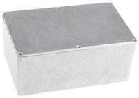 1590e Hammond 1590 Series Natural Die Cast Aluminium Enclosure, IP54, Natural Lid, 188 x 120 x 82mm