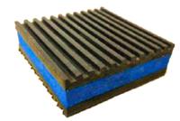 203-5167 RS PRO 305mm Anti Vibration Mat 20psi EVA Foam +80°C -30°C 305 x 305mm 22mm