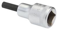 03050007 STAHLWILLE 1/2 in Drive Bit Socket, Hex Bit, 7mm, 60 mm Overall Length