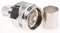 j01020a0110 Telegartner, Plug Cable Mount N Connector, 50Ω, Crimp Termination, Straight Body