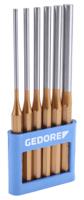 119l Gedore 6-Piece Punch Set, Pin Punch, 175 mm Overall