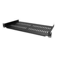 cabshelfv1u StarTech.com Black Shelf, 1U, 23kg Load, 440mm x 250mm
