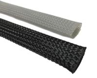 179-7019 RS PRO Expandable Braided PET Black Cable Sleeve, 20mm Diameter, 10m Length