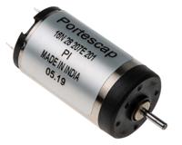 16n28-207e201 Portescap Brushed DC Motor, 2.3 W, 12 V dc, 2.4 mNm, 10800 rpm, 1.5mm Shaft Diameter