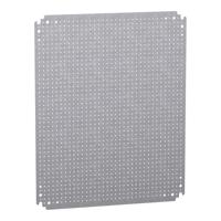 nsymf65 Schneider Electric NSYM Series Grey Galvanised Steel Enclosure Accessory, 500 x 450 x 125mm