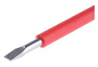 5022730001 Wera Slotted Insulated Screwdriver, 3.5 x 0.6 mm Tip, 100 mm Blade, VDE/1000V, 161 mm Overall